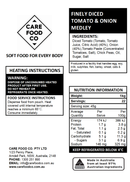 Finely Diced Tomato and Onion Medley 1kg Minced Moist