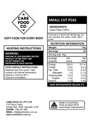 Small Cut Peas 1kg Minced Moist