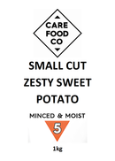 Small Cut Zesty Sweet Potato 1kg Minced Moist