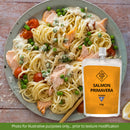 Salmon Primavera 120g - IDDSI Level 6 Soft bite sized