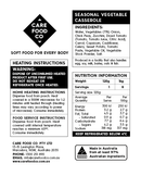 Seasonal Vegetable Casserole 1kg - IDDSI Level 5